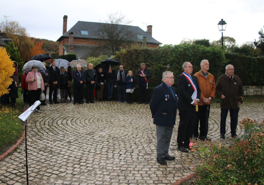 La commémoration du centenaire de l'Armistice du 11 novembre 1918 à Aizier