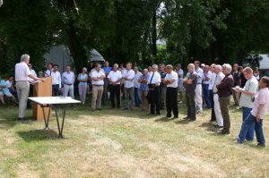 Inauguration du sentier des sources bleues (juillet 2010) - Quai de Seine d'Aizier