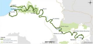 Plan du projet de "La Seine à vélo".